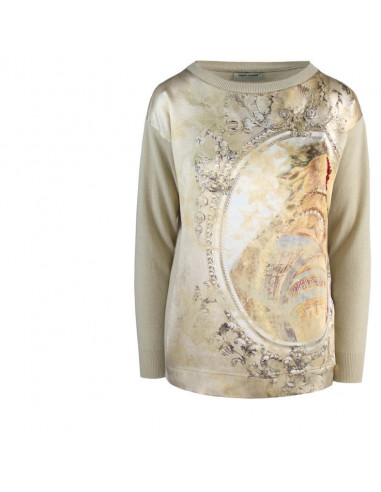 CAMEO-PRINTED OVERSIZE PULL