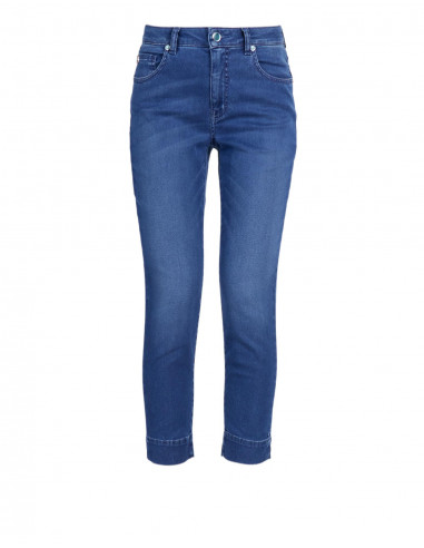 JEANS CROPPED VITA ALTA